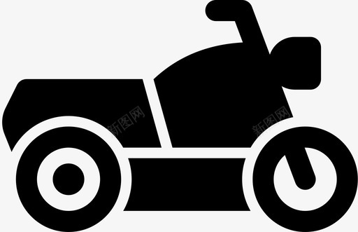 摩托车自行车咖啡馆图标