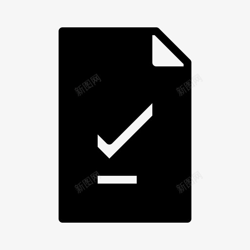 支票文件便笺svg_新图网 https://ixintu.com 文件 支票 便笺 纸张 图示
