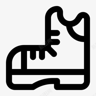 靴子服装时尚图标