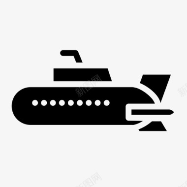 潜艇海上运输图标