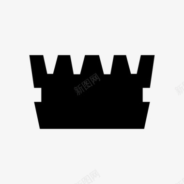 皇冠装饰国王图标