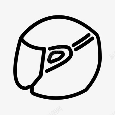 头盔极限摩托车图标
