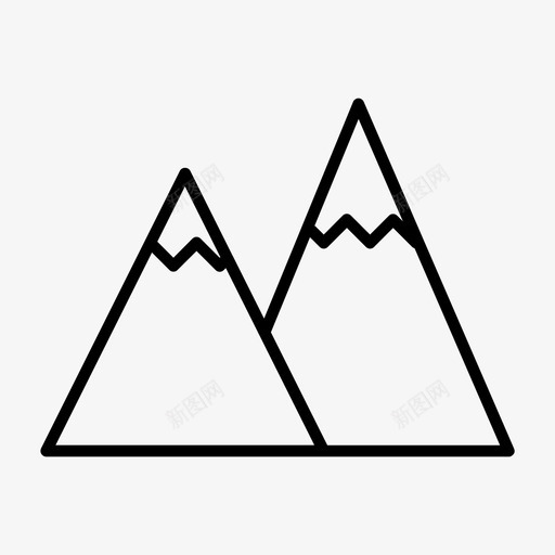 高山探险攀岩svg_新图网 https://ixintu.com 高山 探险 攀岩 度假 户外