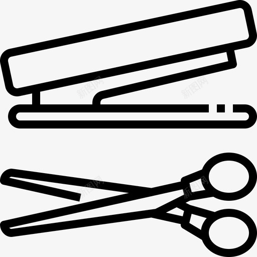 编辑工具手工艺品办公材料svg_新图网 https://ixintu.com 编辑 工具 手工艺品 办公 材料 材料学 学校 剪刀 办公设备