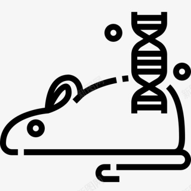 动物试验实验遗传学图标