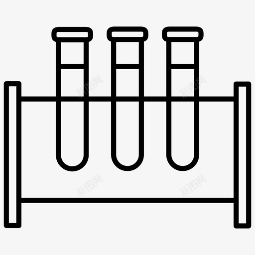 试管架化学实验室设备svg_新图网 https://ixintu.com 试管 化学 化学实验 实验室 设备 科学