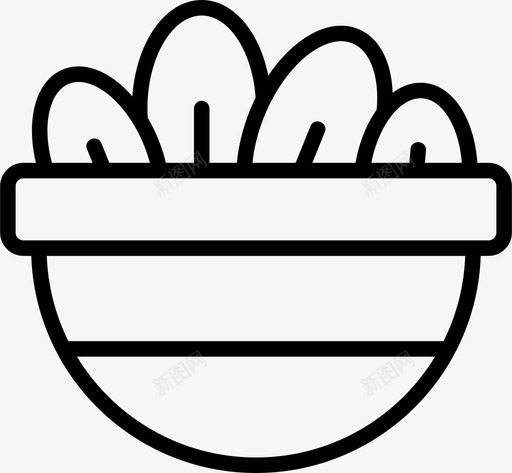 沙拉蔬菜混合物svg_新图网 https://ixintu.com 沙拉 蔬菜 混合物 碗菜 素食 美味