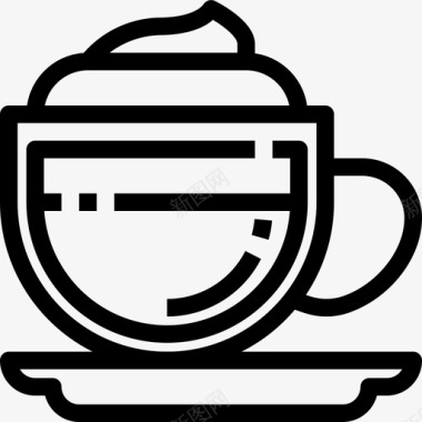 热咖啡咖啡杯热饮料图标
