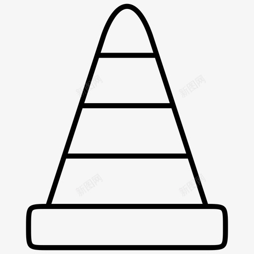 路锥注意建筑svg_新图网 https://ixintu.com 锥路 注意 建筑施工 设备 标志 工程