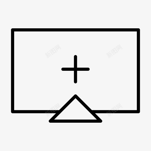 添加显示器计算机桌面svg_新图网 https://ixintu.com 显示器 添加 计算机 桌面 屏幕 多媒体 线路