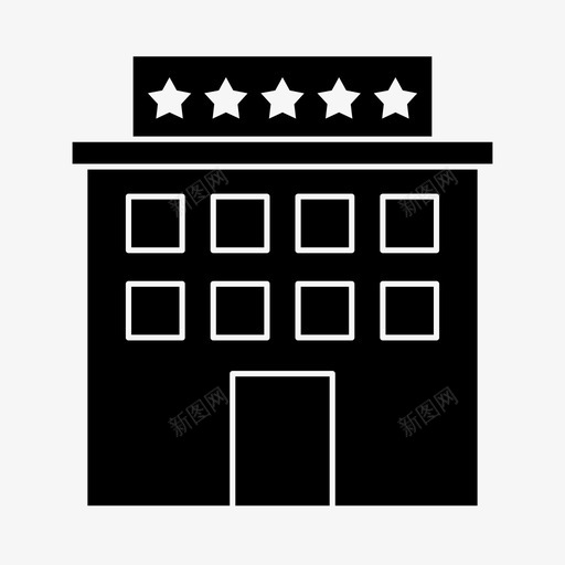酒店建筑物建筑svg_新图网 https://ixintu.com 酒店 建筑物 建筑设计 工程师 房屋