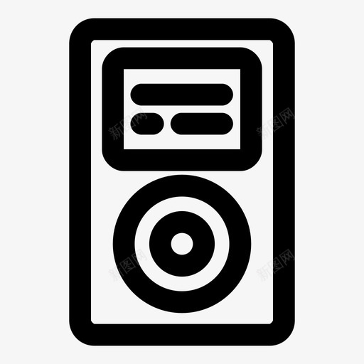 ipod设备电子svg_新图网 https://ixintu.com 设备 电子 歌曲 苹果