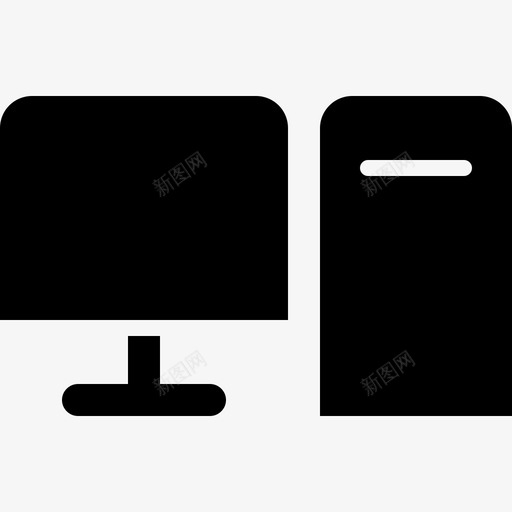 台式计算机pc固体svg_新图网 https://ixintu.com 计算机 台式 固体 技术