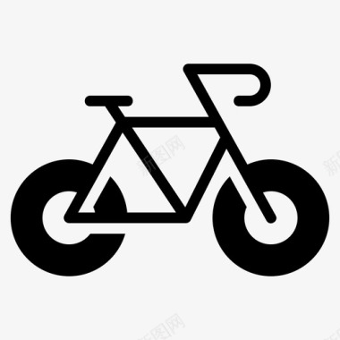 自行车车辆生态标志图标