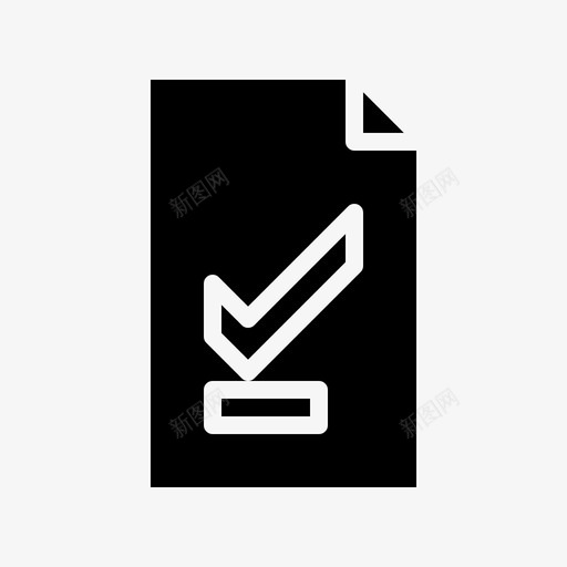 支票文件便笺svg_新图网 https://ixintu.com 文件 支票 便笺 纸张 图示