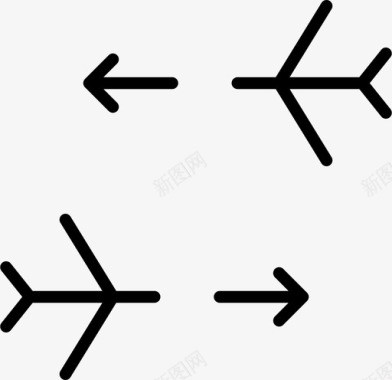 航站楼飞机机场图标