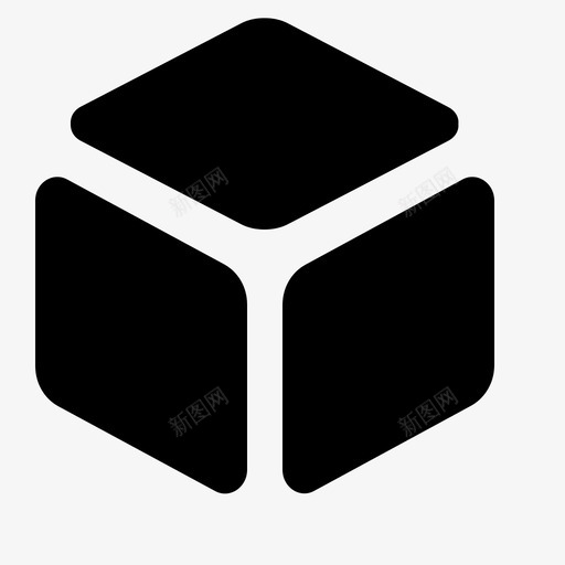 立方体立体多面体方块2svg_新图网 https://ixintu.com 立方体 立体 多面体 方块