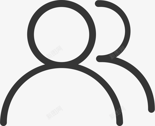 总人数svg_新图网 https://ixintu.com 总人数 线性 简约