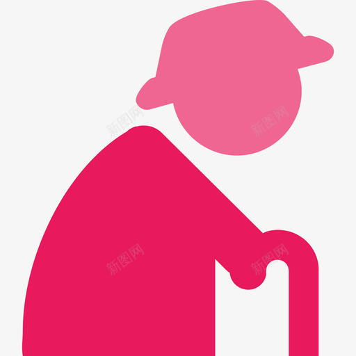 老人服务svg_新图网 https://ixintu.com 老人 服务