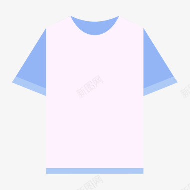 服装icon纯色版T恤图标