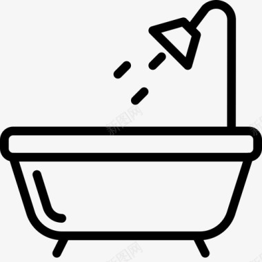 大理石浴室图标