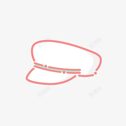 帽子svg_新图网 https://ixintu.com 帽子 填充 多色 可爱 圆润 精美 手绘 贝蕾