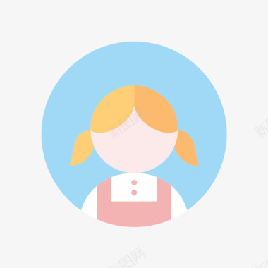 默认头像女图标