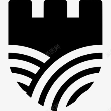 极飞保障logo中英文彩色图标