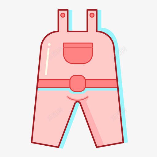 春季上新服装系列清新春日08svg_新图网 https://ixintu.com 春季 新服装 服装 系列 清新 春日 扁平 连体