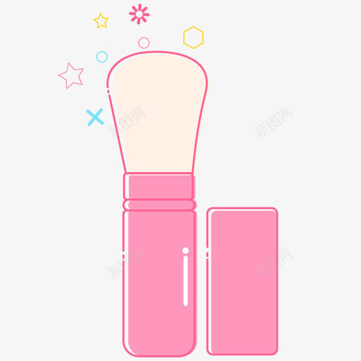 化妆刷01svg_新图网 https://ixintu.com 化妆