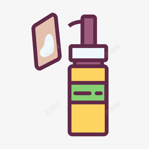 卸妆液svg_新图网 https://ixintu.com 卸妆