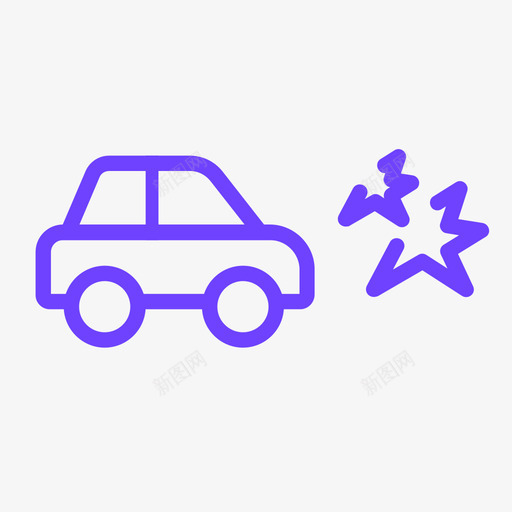 前车碰撞svg_新图网 https://ixintu.com 前车 碰撞