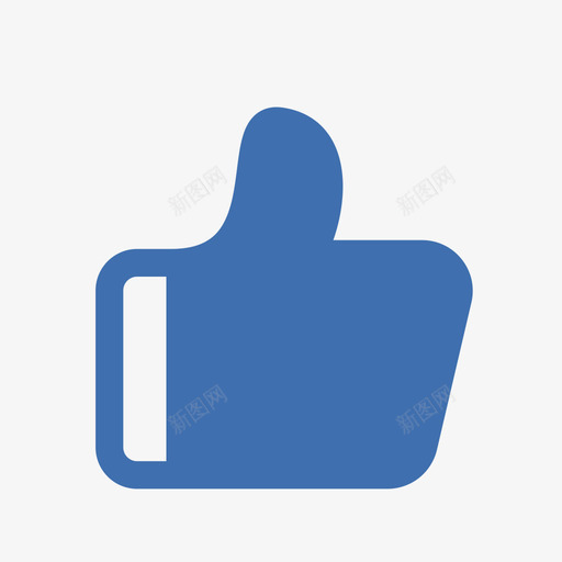 点赞蓝svg_新图网 https://ixintu.com 点赞
