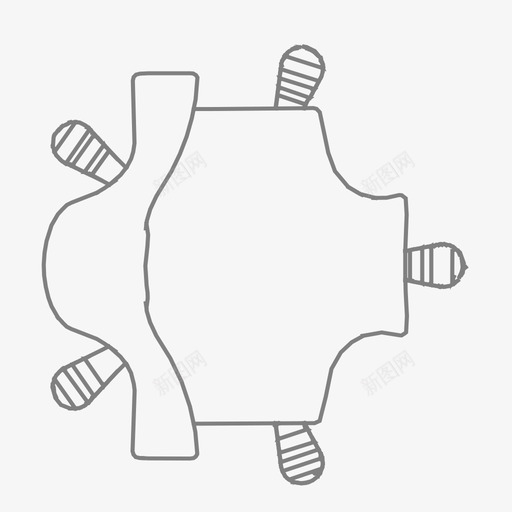 五轮椅子svg_新图网 https://ixintu.com 五轮 椅子