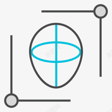 2视频人脸特征分析图标