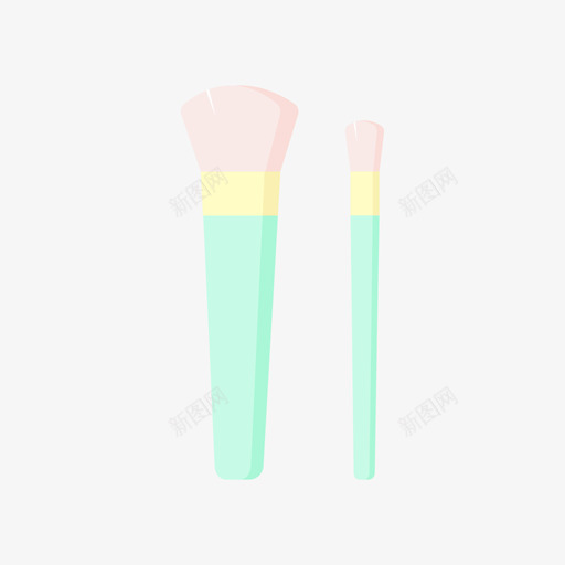 化妆品刷子01svg_新图网 https://ixintu.com 化妆品 刷子