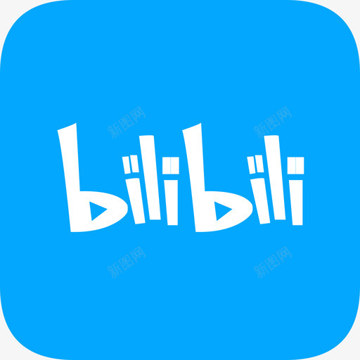哔哩哔哩nhsvg_新图网 https://ixintu.com B站 bilibili icon logo 哔哩 哔哩哔哩 哔哩哔哩图标logo 图标 标志 标识