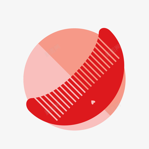 梳子svg_新图网 https://ixintu.com 梳子 精美 扁平 多色
