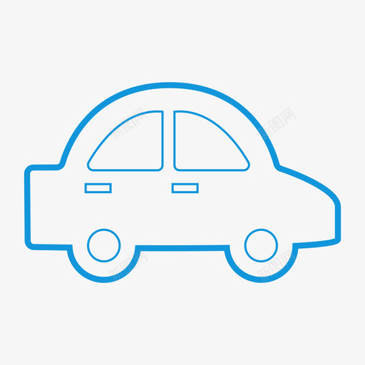 小汽车svg_新图网 https://ixintu.com 小汽车 运输 线性 扁平 简约