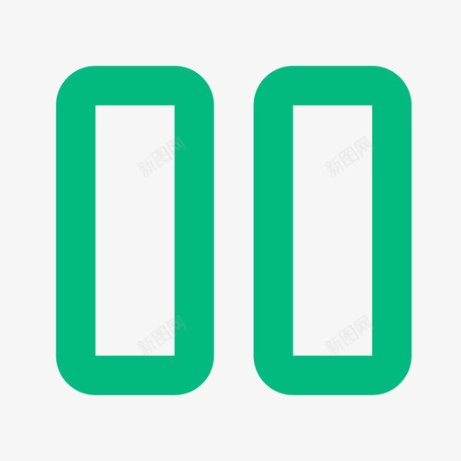 卡片排列ICON绿svg_新图网 https://ixintu.com 卡片 排列