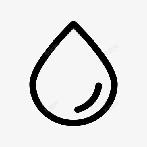 waterdropsvg_新图网 https://ixintu.com 水滴 水深