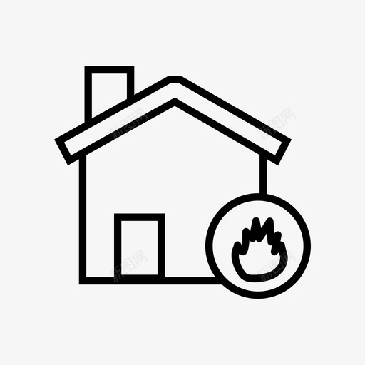 着火的房子建筑燃烧svg_新图网 https://ixintu.com 建筑 情况 房子 房子起火 火灾 灭火 燃烧 着火 紧急