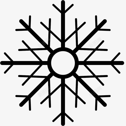 冬季气候季节svg_新图网 https://ixintu.com 冬季 气候 季节 雪花