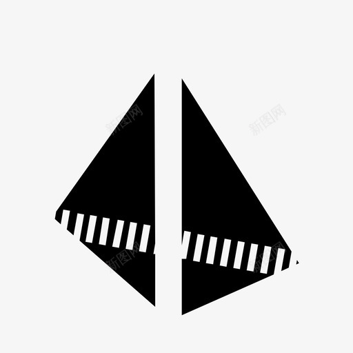 三角形三维几何形状svg_新图网 https://ixintu.com 三维 三角形 几何 几何形 形状