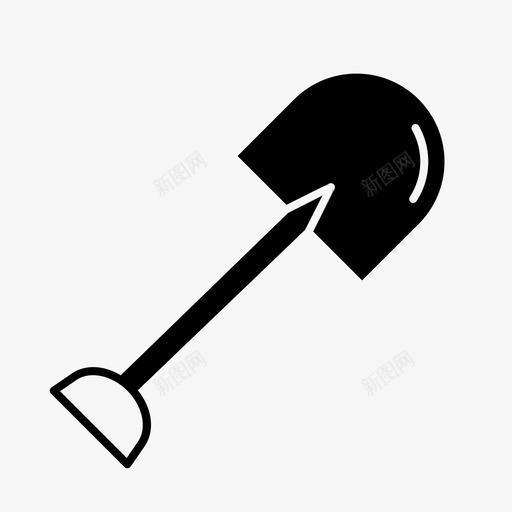 铲挖掘农场svg_新图网 https://ixintu.com 挖掘 农场 园艺 农业