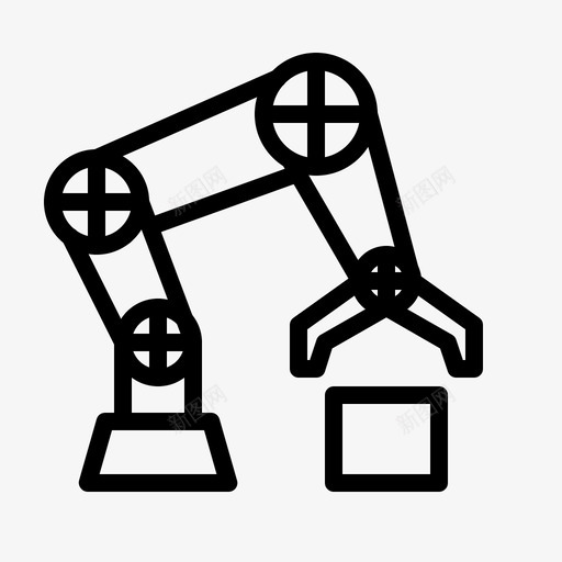 工业机器人制造机器人机械手svg_新图网 https://ixintu.com 机器人 工业 制造 制造机 机械手 机械 技术 人工智能