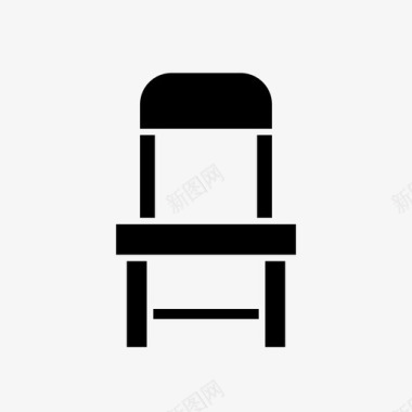 椅子卧室家具图标