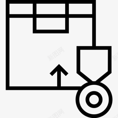 包装奖章成就奖励图标