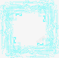 电子科技电路板线路线条素材