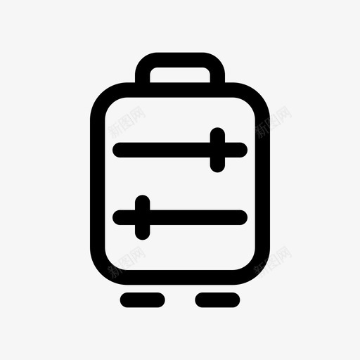 手提箱行李公文包svg_新图网 https://ixintu.com 手提箱 行李 公文包 商务 商务网 网络 移动